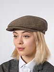 Кепка FREDRIKSON арт. 3125-632/57 (коричневый / бежевый)